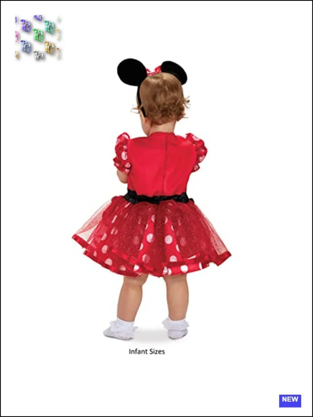 Disney Minnie Mouse Toddler Costume Dress Halloween Outfit Size 2T Licensed